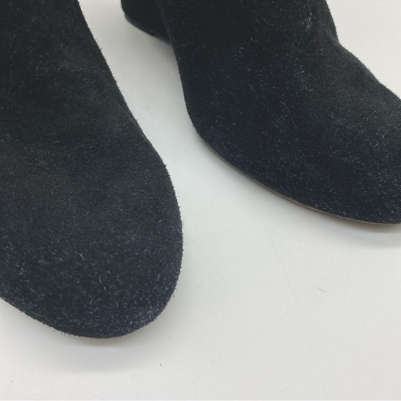 Vince Camuto- Black Suede Wedge Bootie 8.5 - Picture 10 of 10